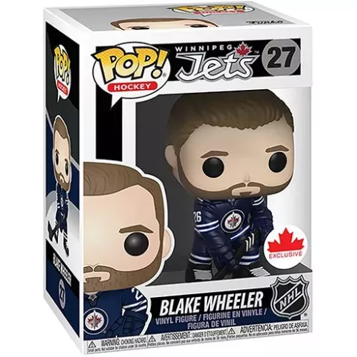Funko Pop! Blake Wheeler #27 Winnipeg Jets Hockey Vinyl Figure Box