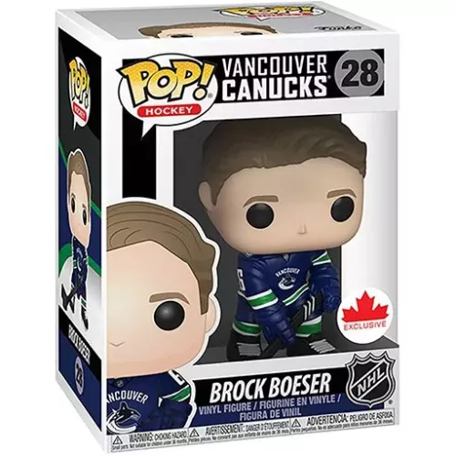 Funko Pop! Brock Boeser #28 Vancouver Canucks Hockey Box