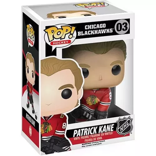 Funko Pop! Patrick Kane #03 Chicago Blackhawks Hockey Box
