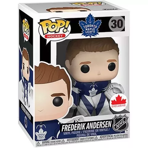 Funko Pop! Frederik Andersen #30 Toronto Maple Leafs Box