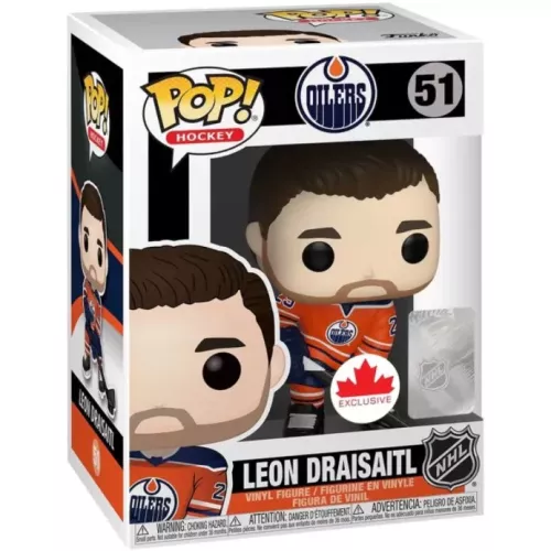 Funko Pop! Leon Draisaitl #51 Edmonton Oilers Hockey Box