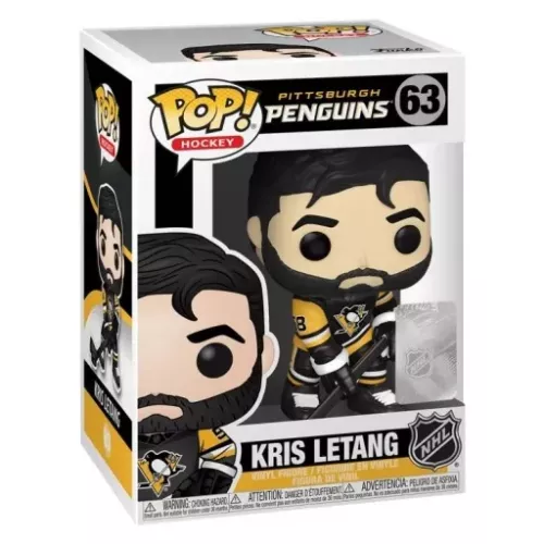 Funko Pop! Kris Letang #63 Pittsburgh Penguins Hockey Box
