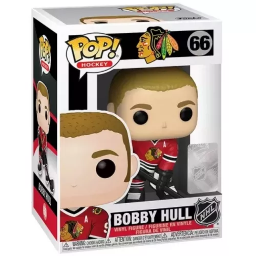 Funko Pop! Bobby Hull #66 Chicago Blackhawks Hockey Box