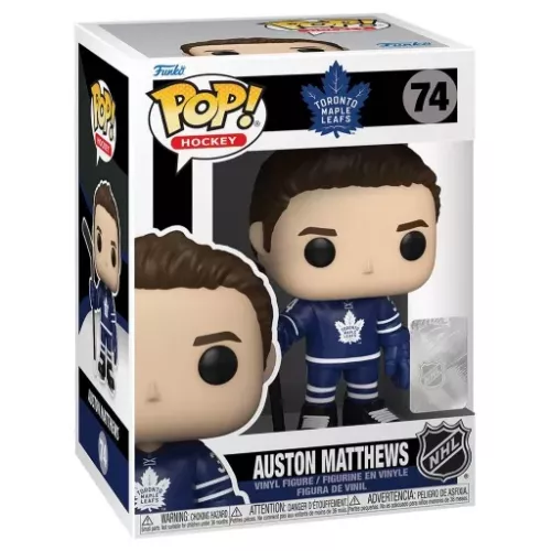 Funko Pop! Auston Matthews #74 Home Uniform Toronto Maple Leafs Box