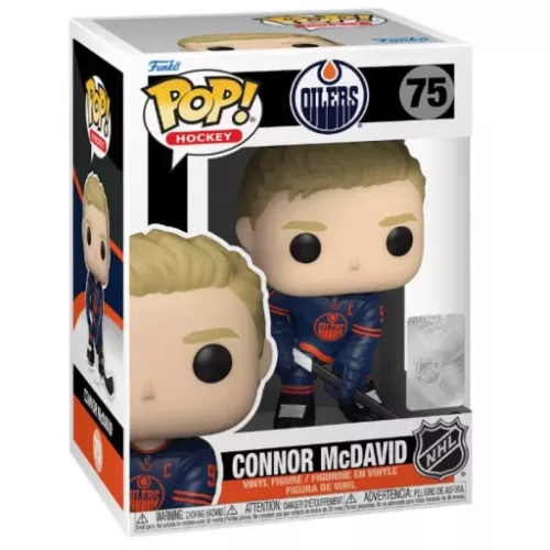Funko Pop! Connor McDavid #75 Edmonton Oilers Hockey Box