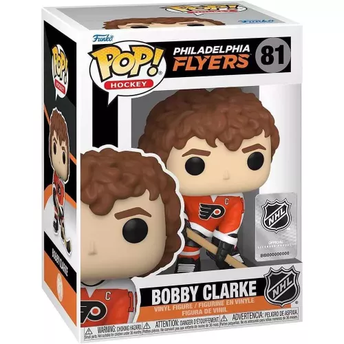 Funko Pop! Bobby Clarke #81 Philadelphia Flyers Hockey Box