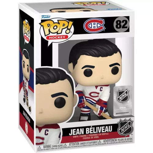 Funko Pop! Jean Beliveau #82 Montreal Canadiens Hockey Box
