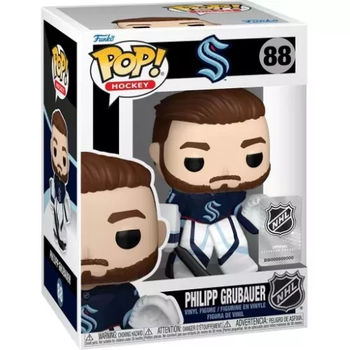 Funko Pop! Philipp Grubauer #88 Home Jersey Seattle Kraken Box
