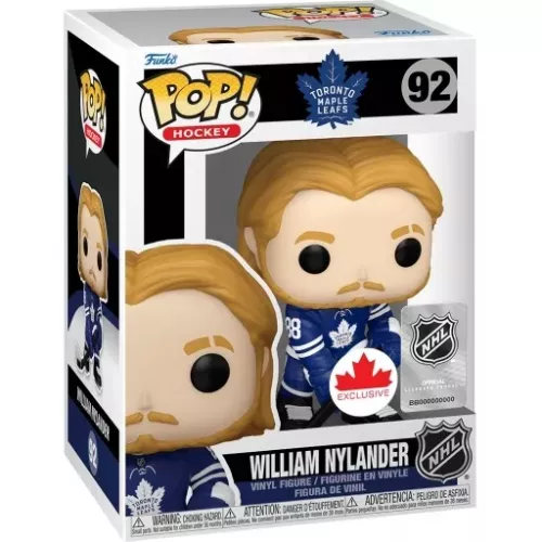 Funko Pop! William Nylander #92 Toronto Maple Leafs Box