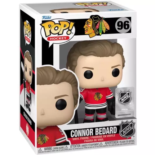 Funko Pop! Connor Bedard #96 Chicago Blackhawks Hockey Box