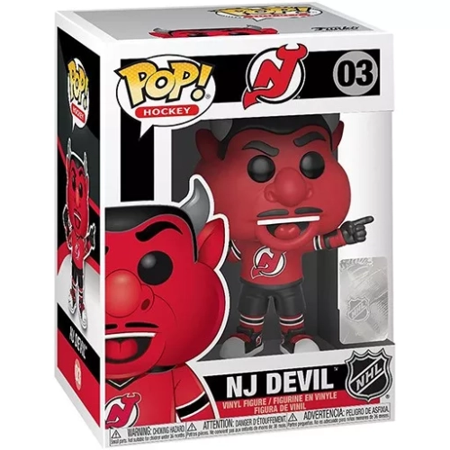 Funko Pop! NJ Devil #03 NHL Mascot New Jersey Devils Box