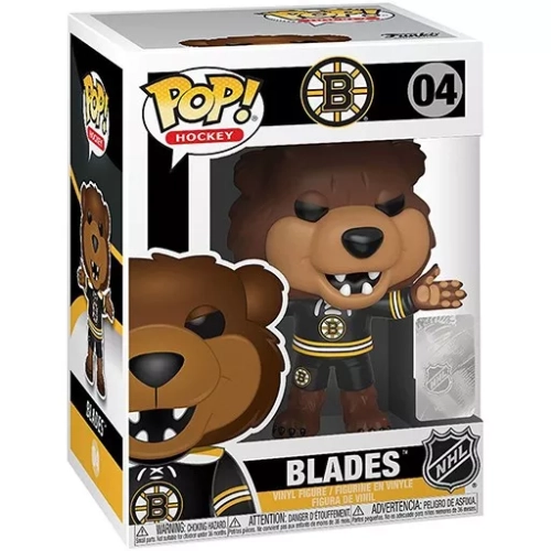 Funko Pop! Blades #04 NHL Mascot Boston Bruins Hockey Mascots Box