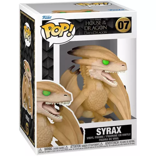 Funko Pop! Syrax #07 Game of Thrones House of the Dragon Day of the Dragon Box