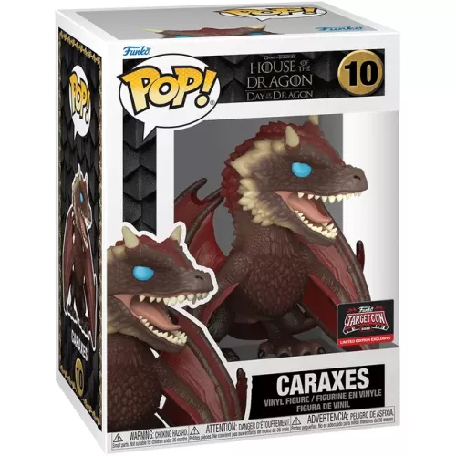 Funko Pop! Caraxes #10 Game of Thrones House of the Dragon Day of the Dragon Box