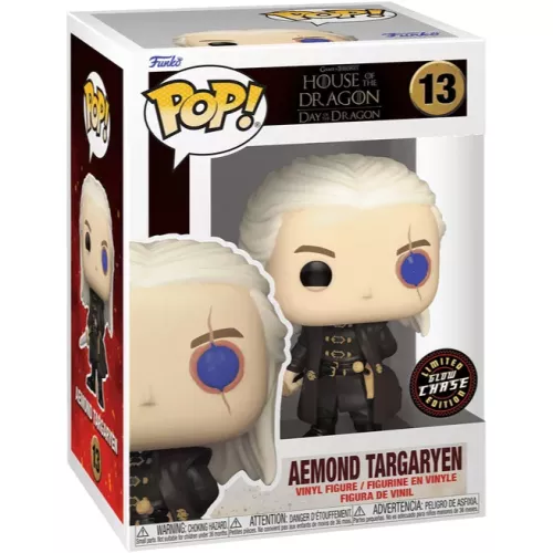 Funko Pop! Aemond Targaryen #13 Chase Glows in the Dark Box