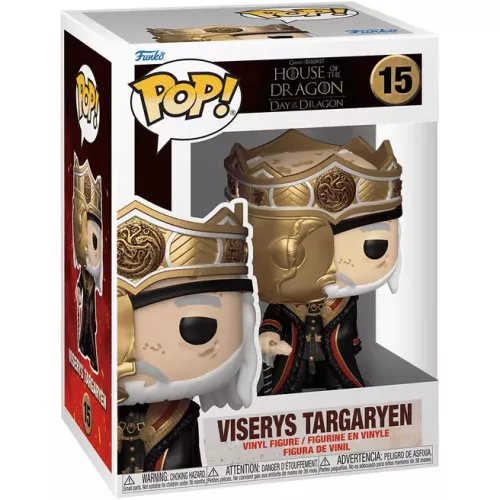 Funko Pop! Viserys Targaryen #15 Game of Thrones House of the Dragon Day of the Dragon Box