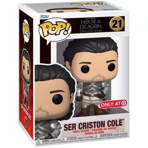 Funko Pop! Ser Criston Cole #21 Game of Thrones House of the Dragon Day of the Dragon Box