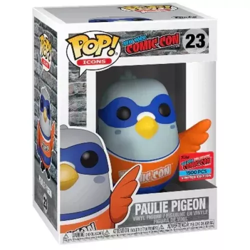 Funko Pop! Paulie Pigeon #23 Orange New York Comic Con Box
