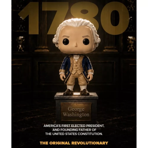 Funko Pop! George Washington 1780 Icons Vinyl Figure Box