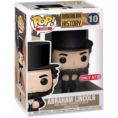 Funko Pop! Abraham Lincoln #10 American History Icons Box