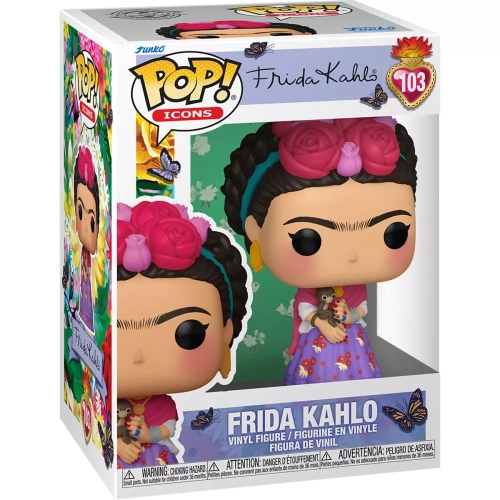 Funko Pop! Frida Kahlo #103 Icons Vinyl Figure Box