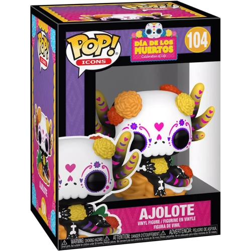 Funko Pop! Ajolote #104 Dia De Los Muertos Celebration of Life Box