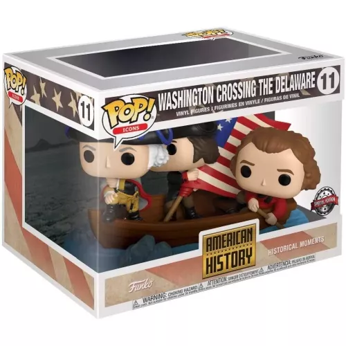 Funko Pop! Washington Crossing the Delaware #11 American History Box
