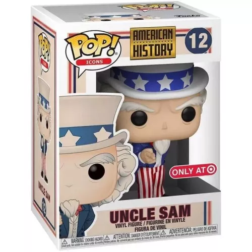 Funko Pop! Uncle Sam #12 American History Icons Vinyl Figure Box