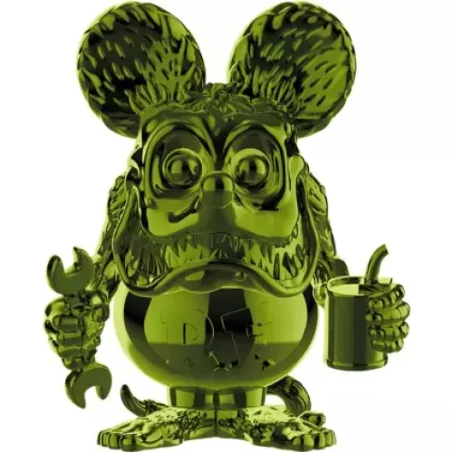 Funko Pop! Rat Fink #15 Green Chrome Icons Vinyl Figure