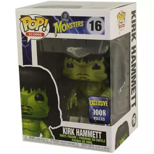 Funko Pop! Kirk Hammett #16 Creature Black Lagoon Universal Monsters Box