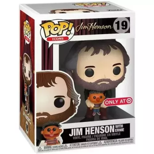 Funko Pop! Jim Henson with Ernie #19 Icons Vinyl Figure Box