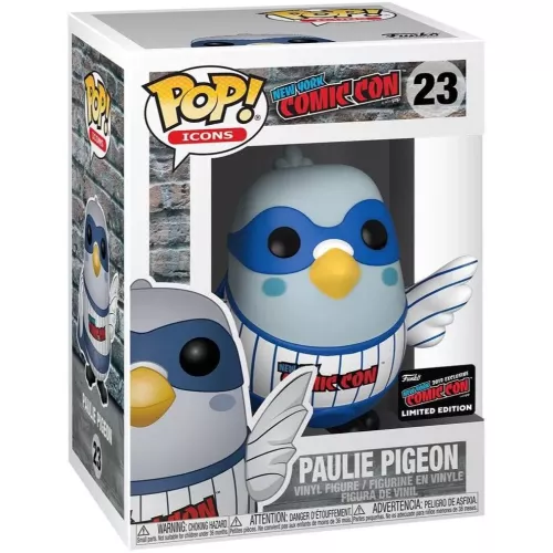 Funko Pop! Paulie Pigeon #23 Pinstripe New York Comic Con Box