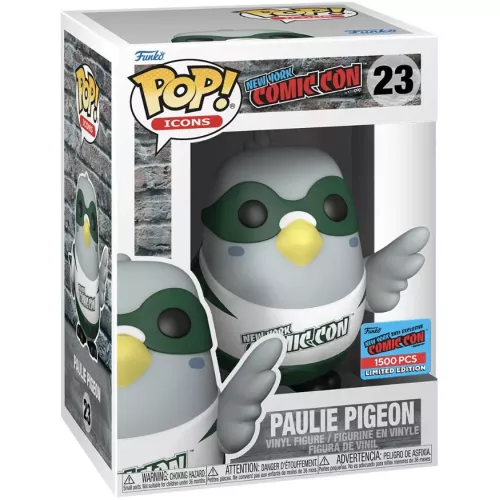 Funko Pop! Paulie Pigeon #23 White New York Comic Con Box