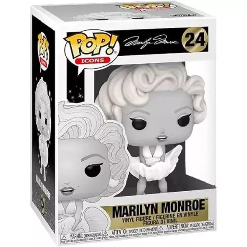 Funko Pop! Marilyn Monroe #24 Black and White Icons Box