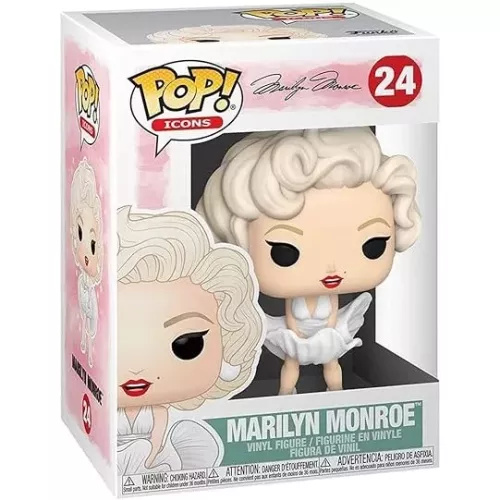 Funko Pop! Marilyn Monroe #24 Icons Vinyl Figure Box