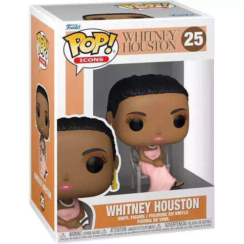 Funko Pop! Whitney Houston #25 Icons Vinyl Figure Box