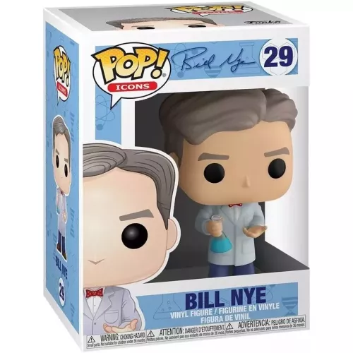 Funko Pop! Bill Nye #29 Icons Vinyl Figure Box