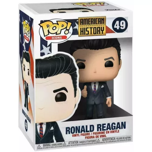 Funko Pop! Ronald Reagan #49 American History Icons Box