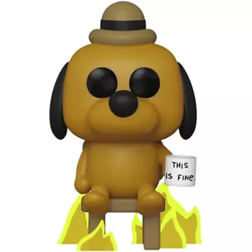 Funko Pop! This is Fine Dog #56 This is Fine. Icons