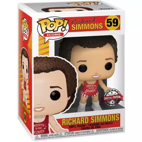 Funko Pop! Richard Simmons #59 Icons Vinyl Figure Box