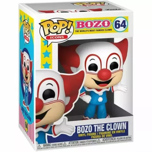 Funko Pop! Bozo the Clown #64 Bozo the Clown The World's Most Famous Clown Box
