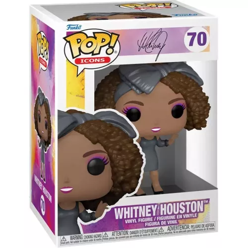 Funko Pop! Whitney Houston #70 Icons Vinyl Figure Box