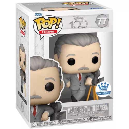 Funko Pop! Walt Disney with Camera #77 Disney 100 Icons Box