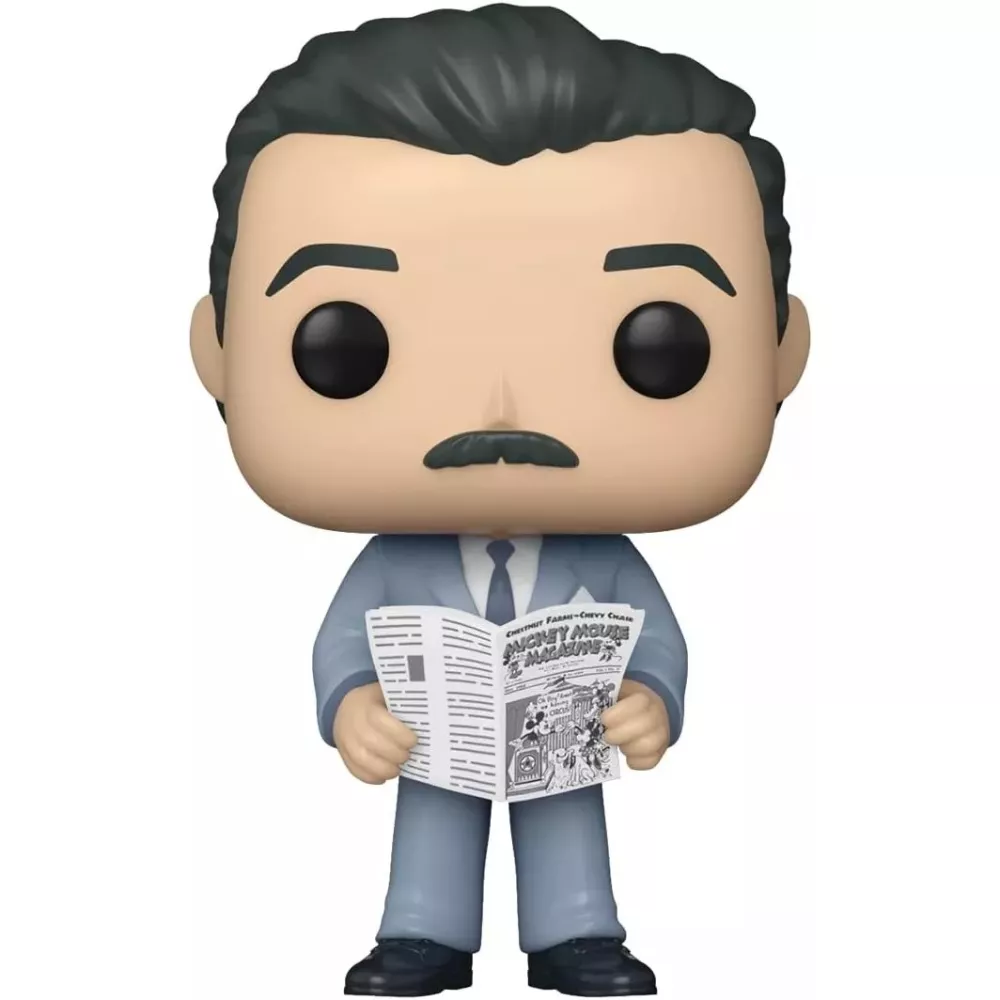 Walt Disney with Magazine