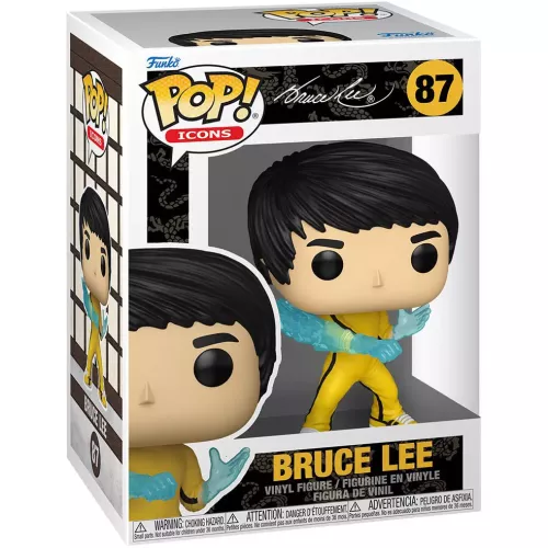 Funko Pop! Bruce Lee #87 Icons Vinyl Figure Box