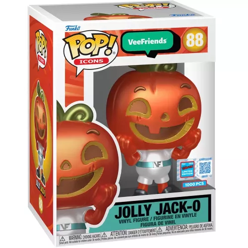 Funko Pop! Jolly Jack-O #88 Metallic VeeFriends Icons Box