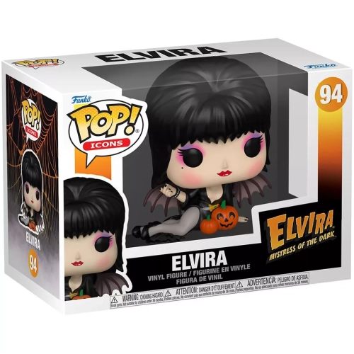 Funko Pop! Elvira #94 Elvira Mistress of the Dark Icons Box