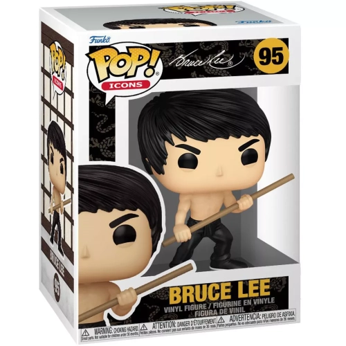 Funko Pop! Bruce Lee #95 Icons Vinyl Figure Box