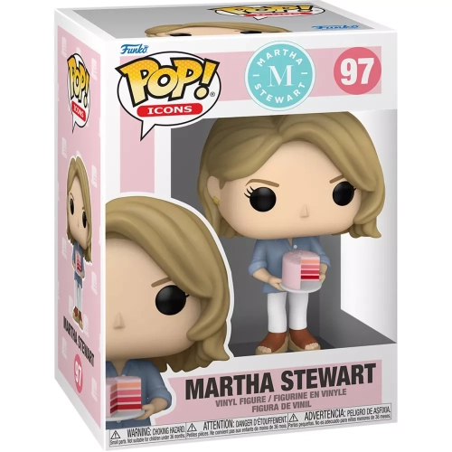 Funko Pop! Martha Stewart #97 with Cake Icons Vinyl Figure Box