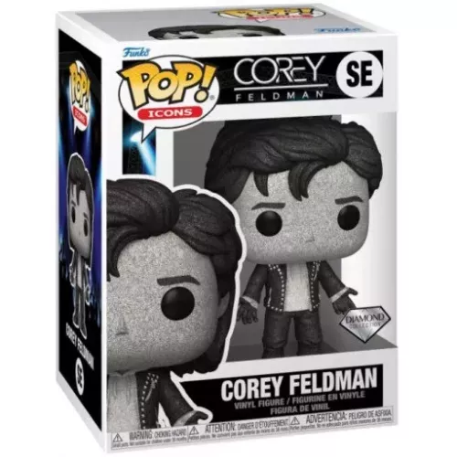 Funko Pop! Corey Feldman SE Diamond Collection Black and White Box
